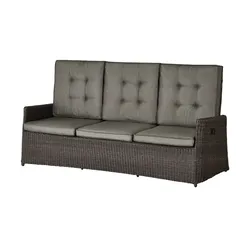 a casa mia Garten-Sofa  3-Sitzer  Padua ¦ grau ¦ Maße (cm): B: 211 H: 106 T: 80.0