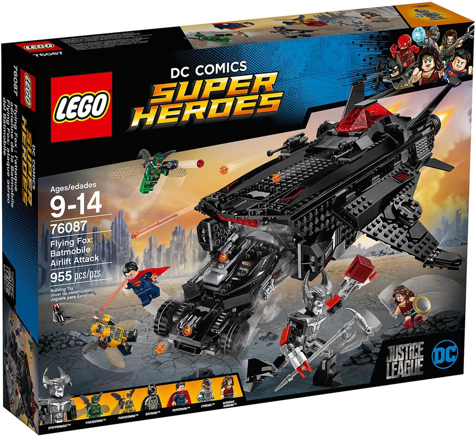 LEGO DC Universe Super Heroes Flying Fox met Batmobiel 76087