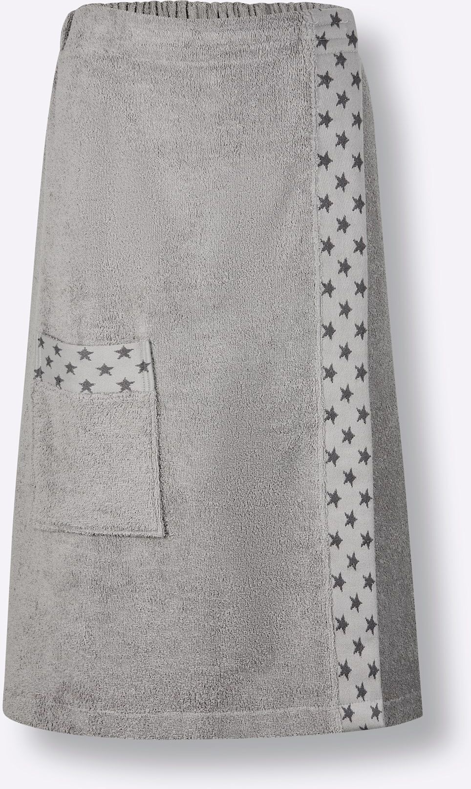 Kilt Gr. 1, grau (steingrau), 1, Baumwolle, Hausmäntel, Kilt steingrau 1