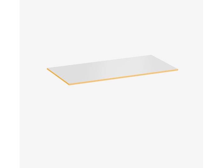 Gaming Tischplatte Weiß Rechteck Weiß Silktouch Sundown 1600 x 800 x 19 mm