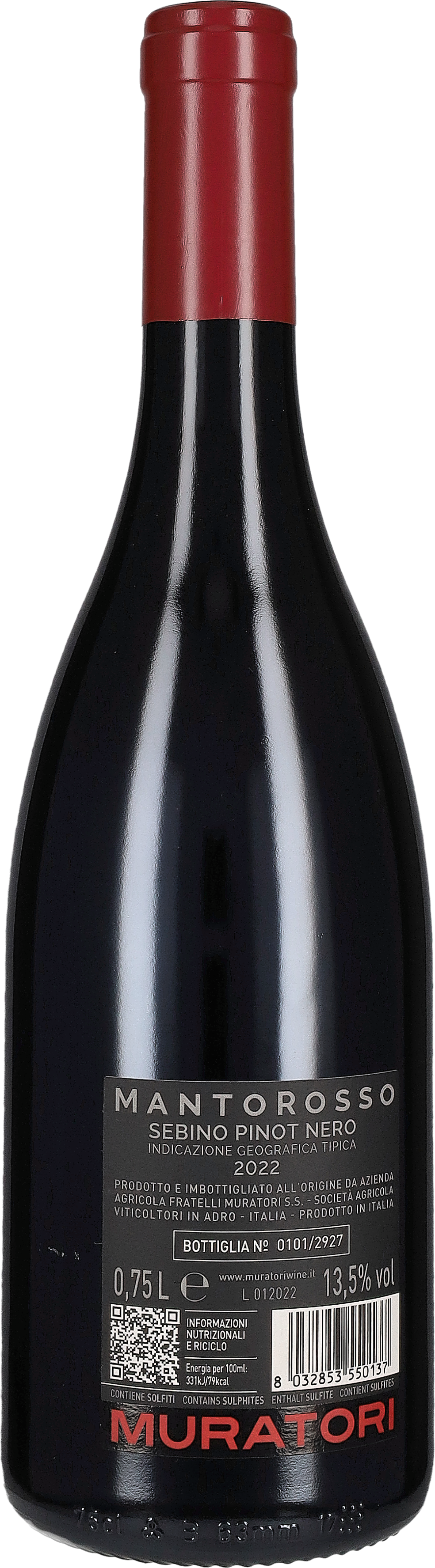 Pinot Noir 'Mantorosso' Muratori 2022