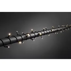 Konstsmide Weihnachtsbeleuchtung  Micro LED Lichterkette 9h Timer 80 warmweiße Dioden