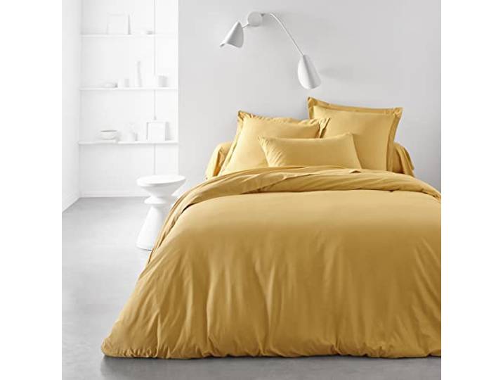 Today Housse de Couette 240X260 2 Personnes Coton Ocre
