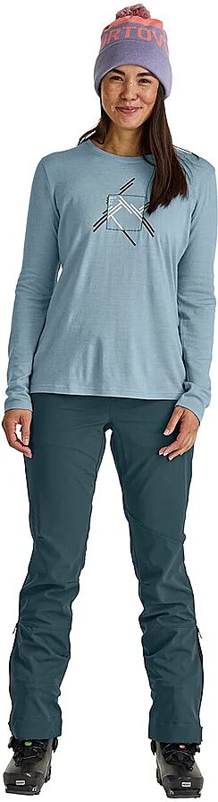 ORTOVOX Damen Touren Softshellhose Col Becchei petrol   M W