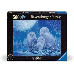 Ravensburger Puzzle Erwachsenenpuzzle 500 Teile - Eulen im Mondschein