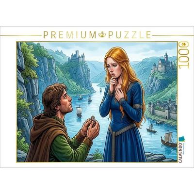 CALVENDO Puzzle Ein Versprechen verbindet ihre Herzen | 1000 Teile Lege-Größe 64x48cm Foto-Puzzle für glückliche Stunden