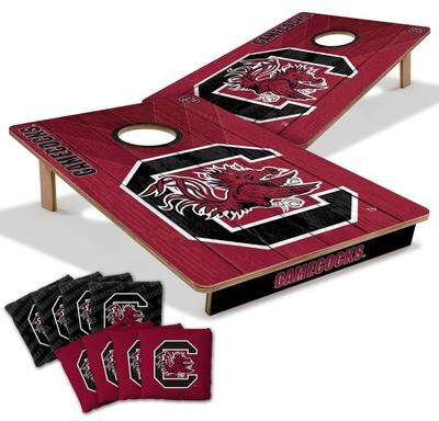 Skip's Garage South Carolina Gamecocks NCAA Tailgate Cornhole Board Set