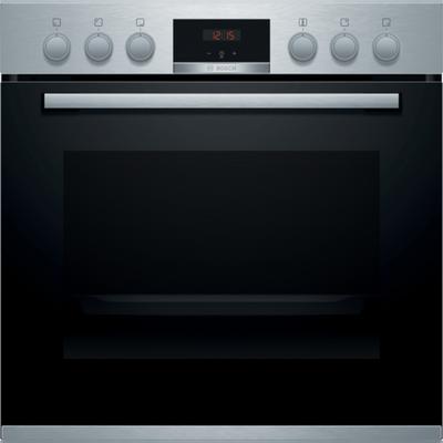 Bosch Serie 4, Einbau-Herd, 60 x 60 cm, Edelstahl HEA513BR2