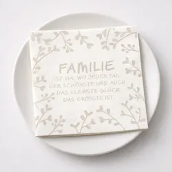 Serviette Familie