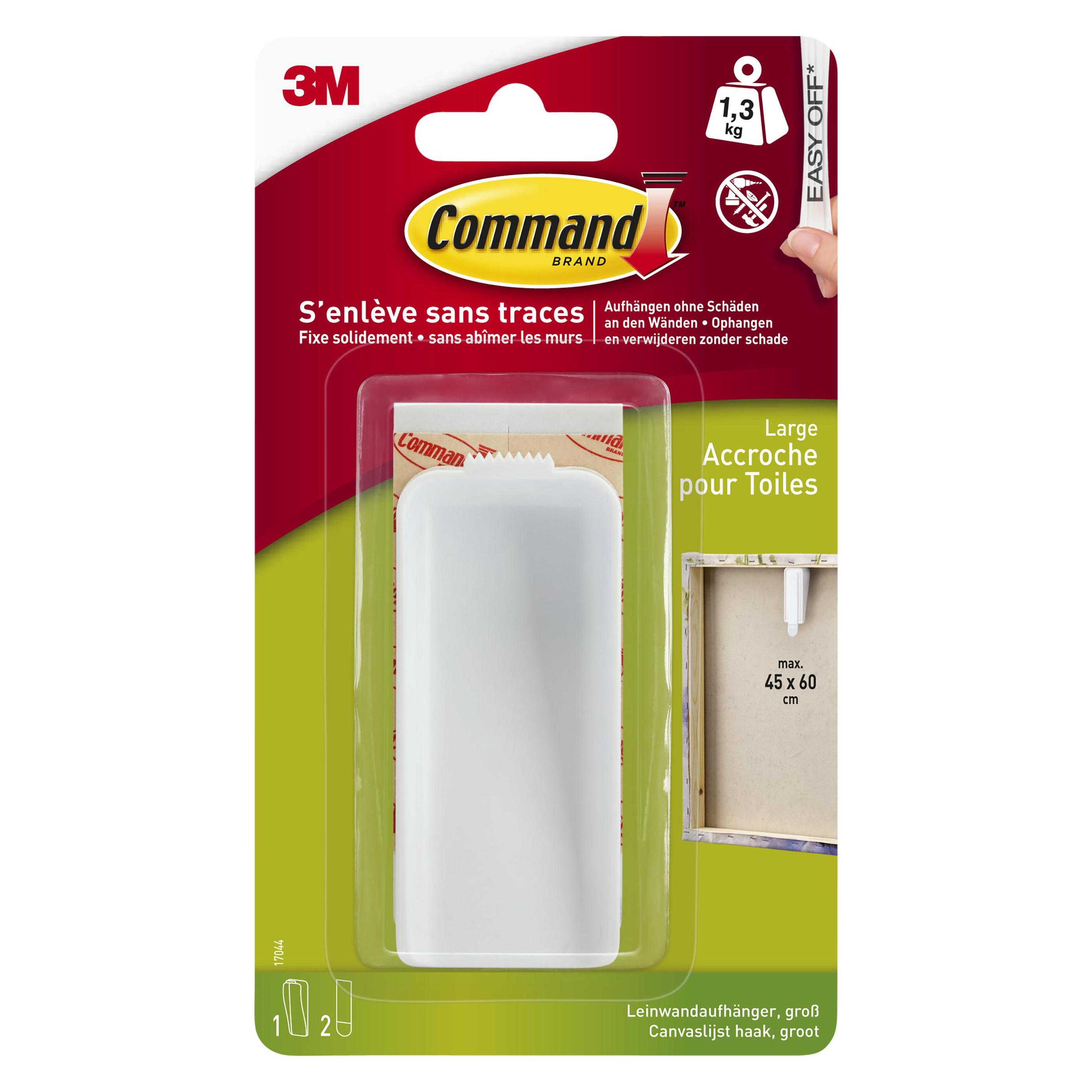 3M Command Klebehaken 1.3 kg, Weiss, Verpackungseinheit: 1 Stück (17044FGN|D-269986-1920123)