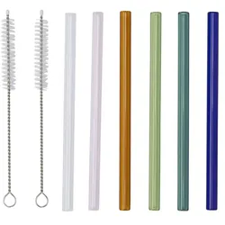 Peill+Putzler Glas-Trinkhalm-.Set   ¦ transparent/klar ¦ Glas Ø: 0.8