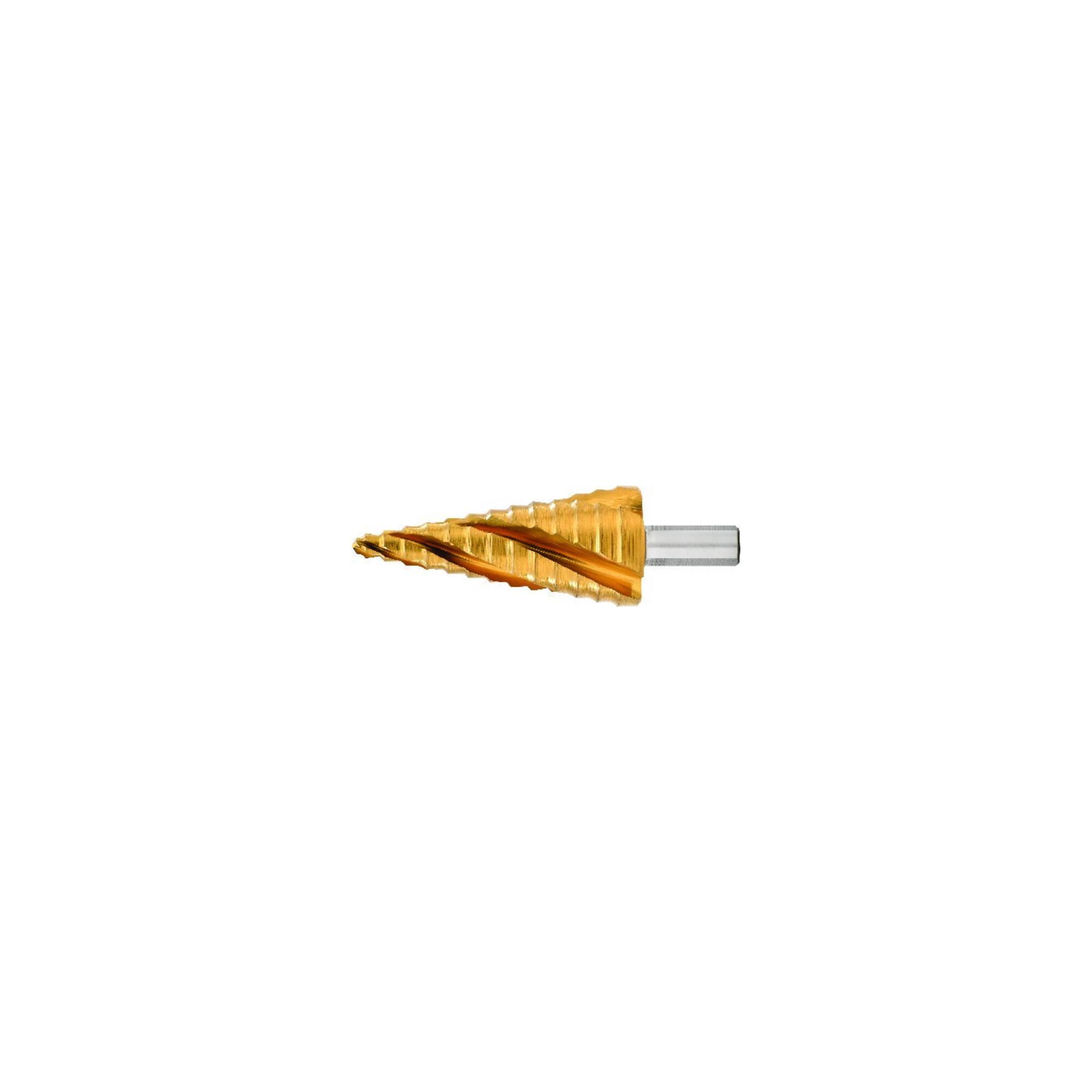 Exact Stufenbohrer HSS TiN 4-fach Spiralnute 4-12mm (07056)