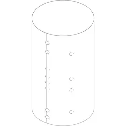 Verkleidung P750.6 silber - 7735501781