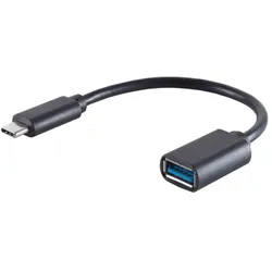 USB-C Adapter, USB-A Buchse, 3.0, OTG, PVC