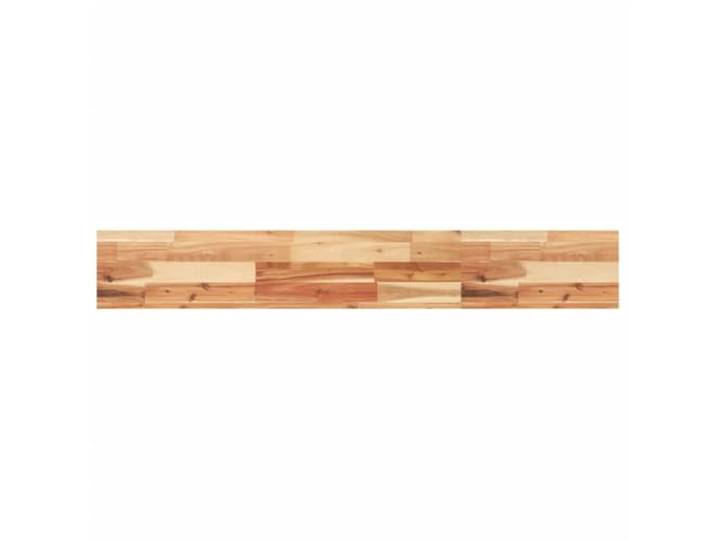 GFDWPUY Tischplatte 140x20x4 cm Rechteckig Massivholz Akazie Unbehandelt, Vielseitig Kombinierbar, Pflegeleicht, Robustes Tropenholz