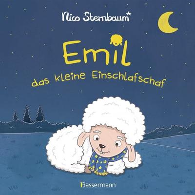 Emil das kleine Einschlafschaf. Eine Gutenachtgeschichte zum Vorlesen und Betrachten. Pappbilderbuch ab 18 Monaten. Vom Autor von 'Schüttel den