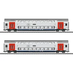 Märklin 43566 H0 Doppelstockwagen-Set SNCB
