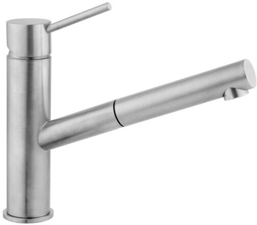 Herzbach Design iX Spültischarmatur 17136000209 Edelstahl, Niederdruck, Auslauf 21,5 cm