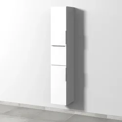 Sanipa Hochschrank „3way“ 300 × 1700 × 345 mm Anschlag links, in Weiß-Soft, Anschlag links