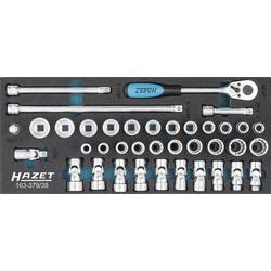 Hazet 163-379/38 Steckschlüsselsatz metrisch 3/8 (10 mm) 38teilig 163-379/38