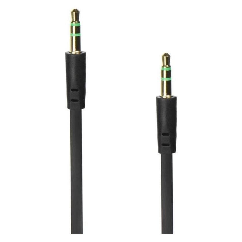 Partner Telecom Konverter OEM Kabel AUX Klinke 3,5 mm (Stecker) auf Klinke 3,5 mm (Stecker) BOX 1 m schwarz (1 m, AUX Kabel) (37681328)