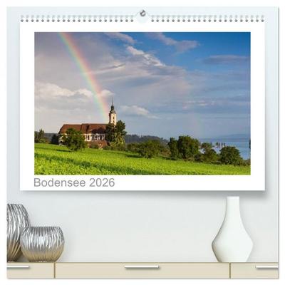 Bodensee 2026 (hochwertiger Premium Wandkalender 2026 DIN A2 quer), Kunstdruck in Hochglanz