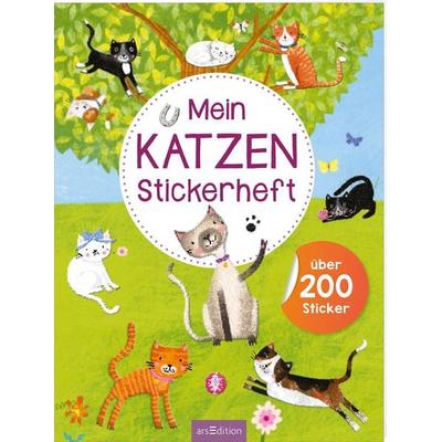 Mein Katzen-Stickerheft, Taschenbuch von , arsedition, 978-3-8458-6530-0