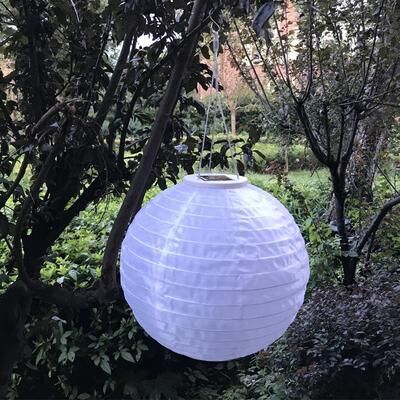 United Elegant Solar White Lantern For Outdoor Weddings & Festivals white Light