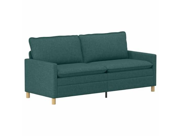 KKgypkn Sofa Dunkelgrün 196 x 81 x 87,5 cm Stoff Abnehmbare Bezüge, flache Armlehnen, Metallrahmen, pflegeleicht
