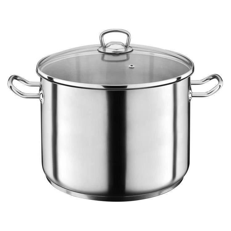 GSW Jumbotopf PROFI 30 cm - 17 Liter INDUKTION (Kochtopf, Edelstahl, 30 x 30 cm) (32546477)