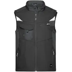 Softshellweste "JN845" - XL - black/black