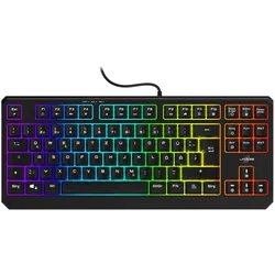 uRage Exodus 220 TKL Gaming-Tastatur in Schwarz mit