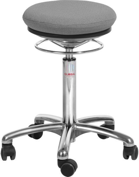Global Pilates Airseat Stol, Grå, Stof, 52-71cm