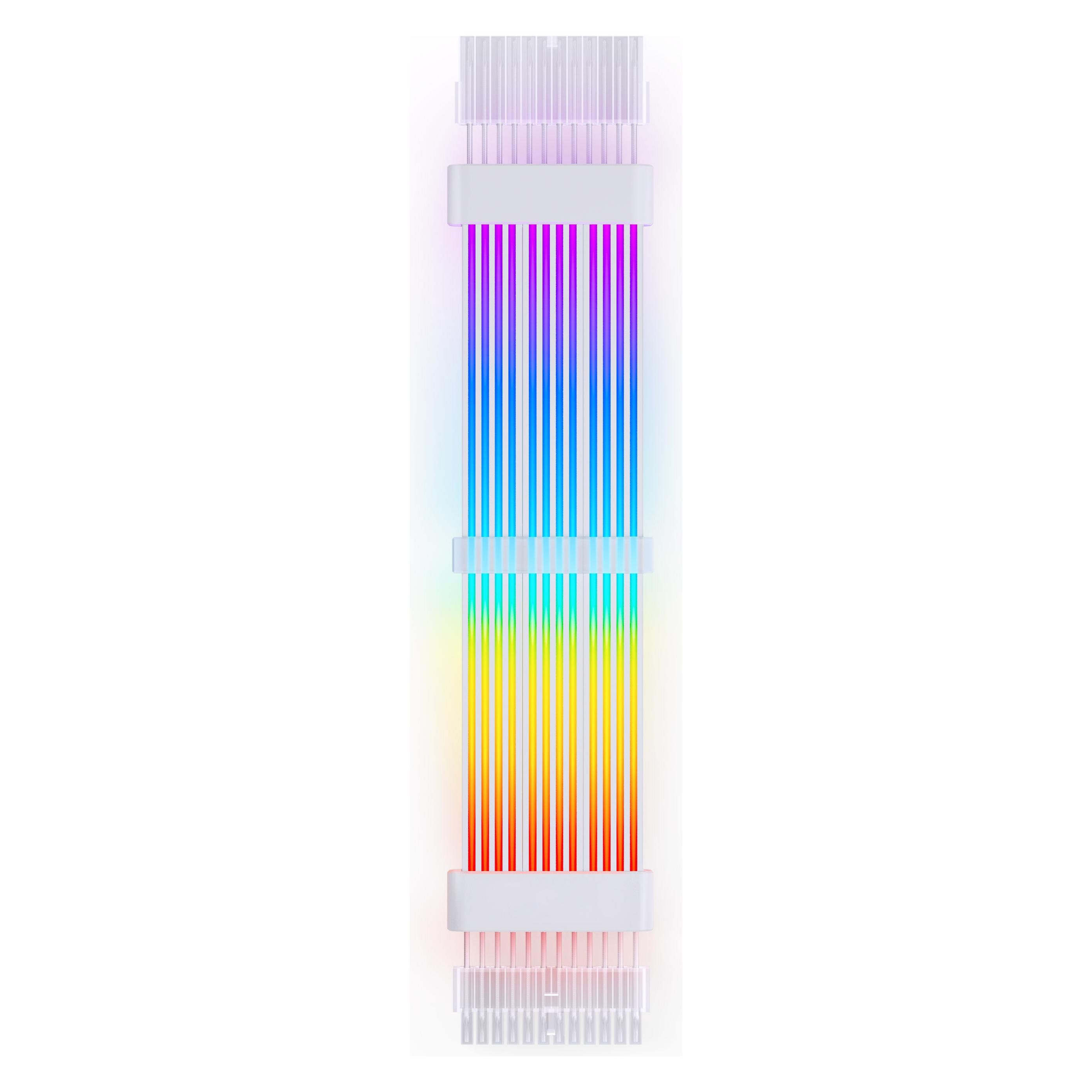 Jonsbo PC Light Cable - 24-Pin (Mehrfarbig, RGB, Weiss) (DY-2(MB24PIN))