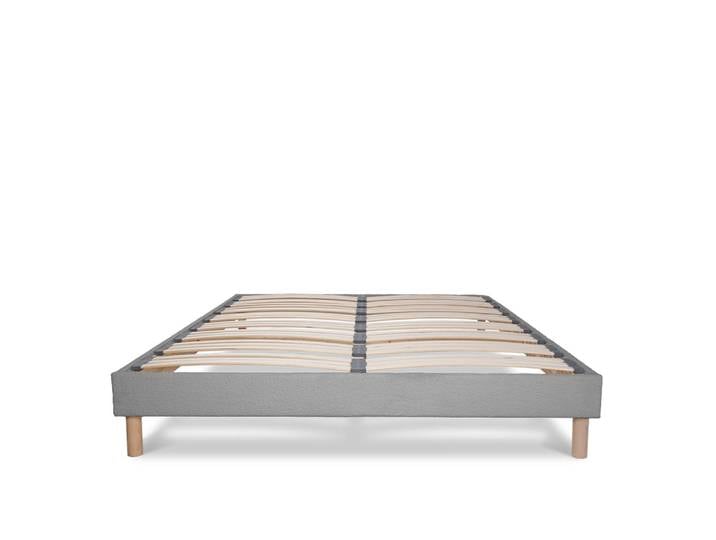 Sommier en kit gris 140x190