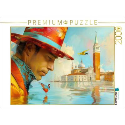 CALVENDO Puzzle Surrealistisches Venedig | 2000 Teile Lege-Größe 90x67cm Foto-Puzzle für glückliche Stunden