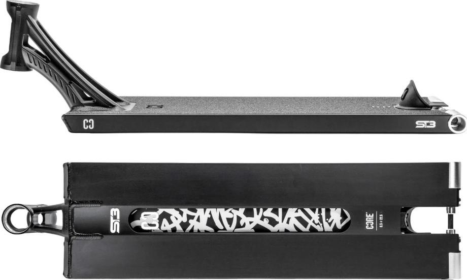 CORE ST3 Stunt-Scooter Street Deck 57.2cm Schwarz