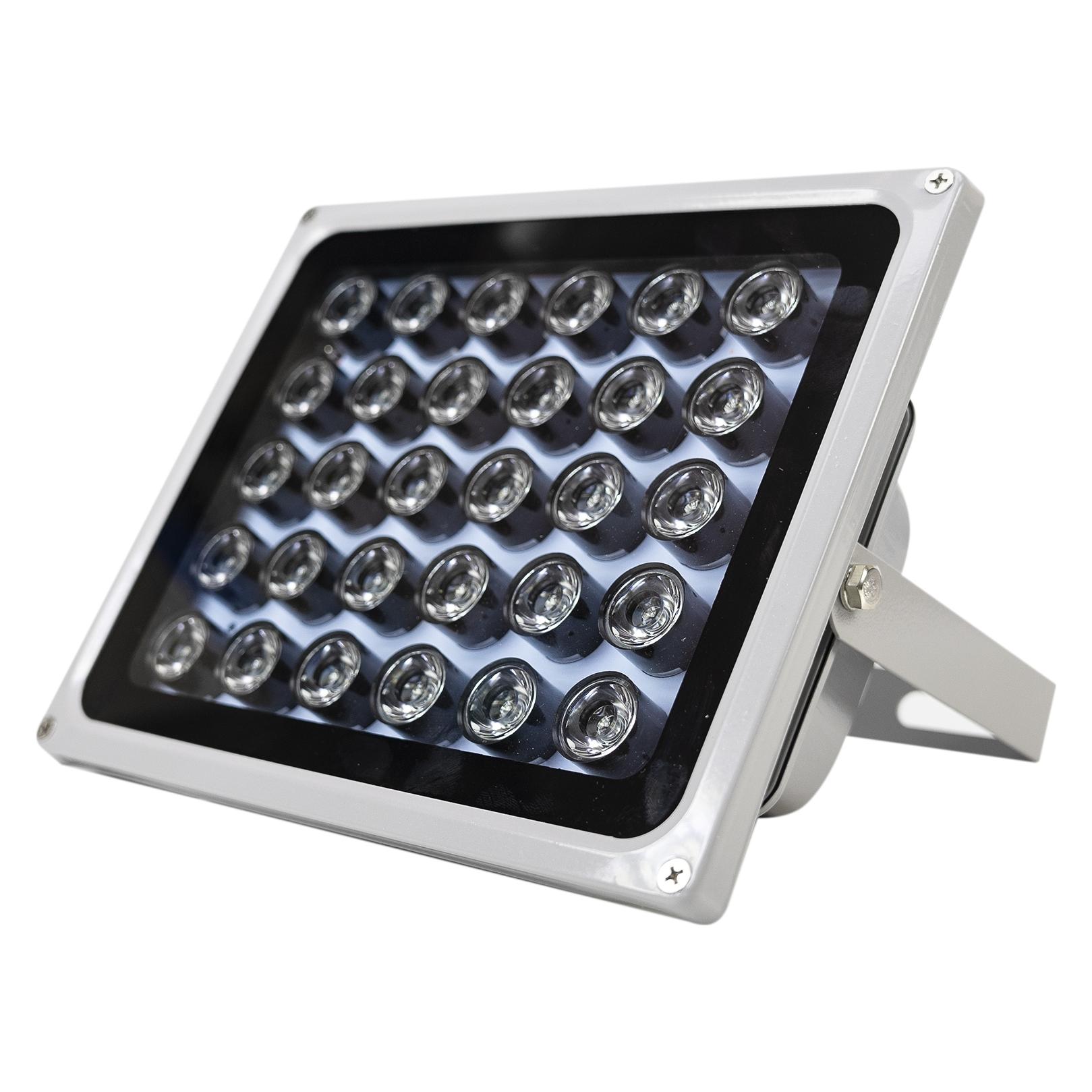 PNI Reflektor mit Infrarot-LEDs IR30 für Kameras und CCTV-Systeme, 30 IR-LEDs, Entfernung 80 m, IP66 (Montage-Kit) (43698383)