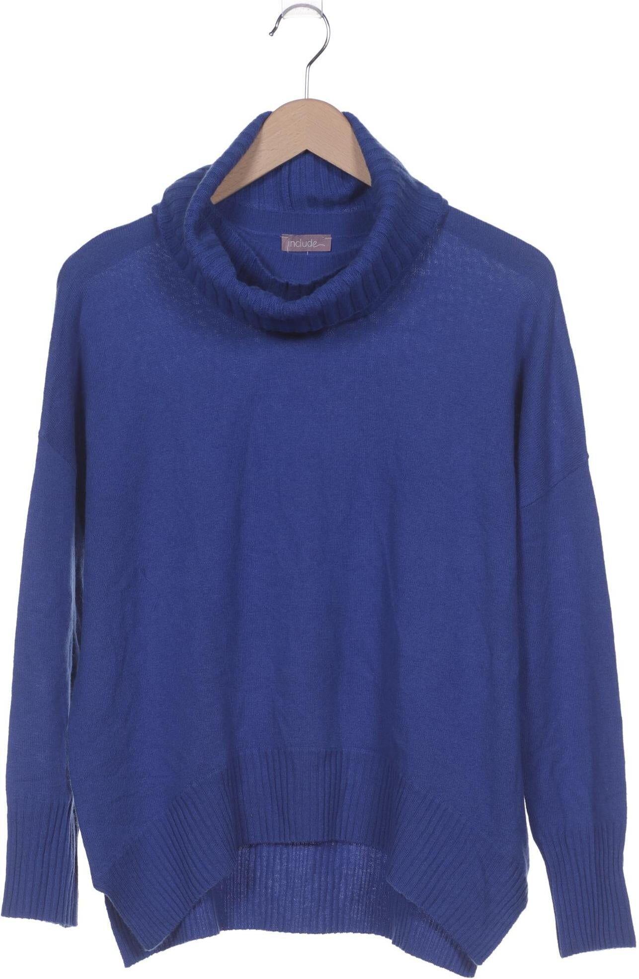 Include Damen Pullover, Blau, Gr. EU 36, Schurwolle / Kaschmir - Second Hand