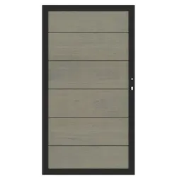SYSTEM Platinum XL Tor taupe-grau 98 x 180 cm