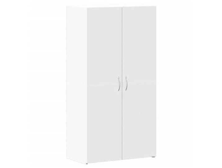 Armoire de classement - V GEBY - AF135 - Bois d'ingénierie - 60x32x115 cm - Blanc