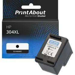 Druckerpatrone kompatibel mit HP 304XL (N9K08AE) - Schwarz - Hohe Kapazität
