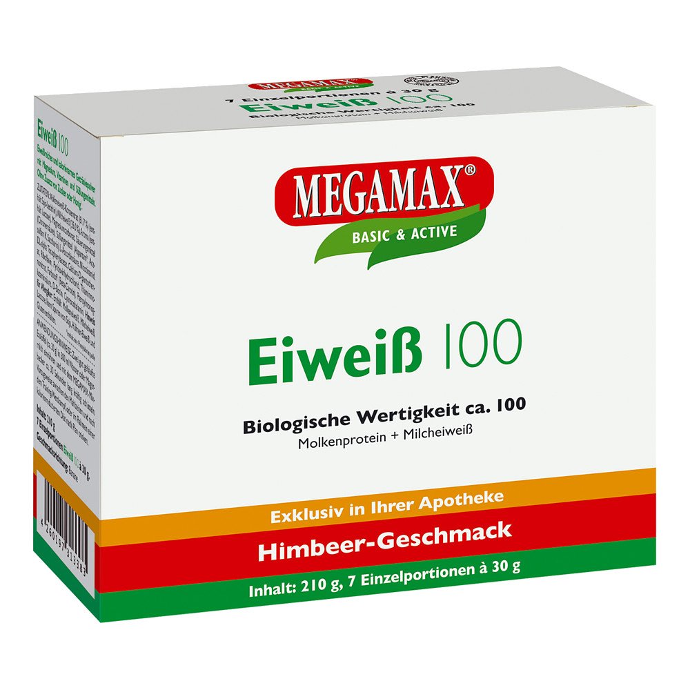 Megamax B.V. Eiweiss 100 Himbeer Megamax Pulver 10133593