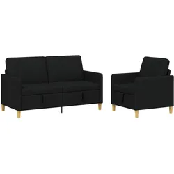 vidaXL, Sofa + Bettsofa, Quwonica (1-Sitzer +2-Sitzer (140 cm)) (1-Sitzer, 2-Sitzer)