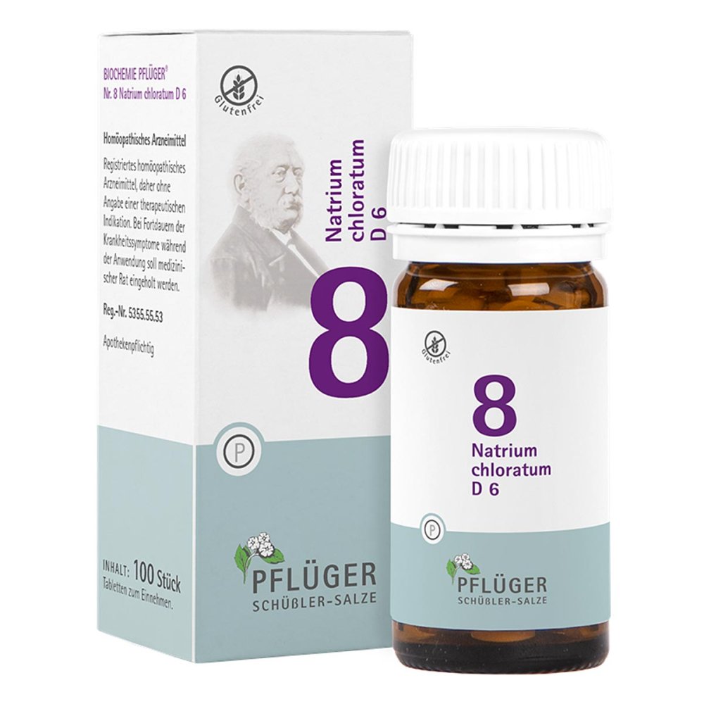 Homöopathisches Laboratorium Alexander Pflüger Gmb Biochemie Pflüger 8 Natrium chloratum D6 Tabletten 06319375