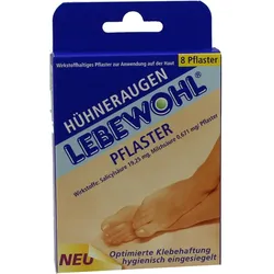 Lebewohl Hühneraugen Pflaster 8 ST