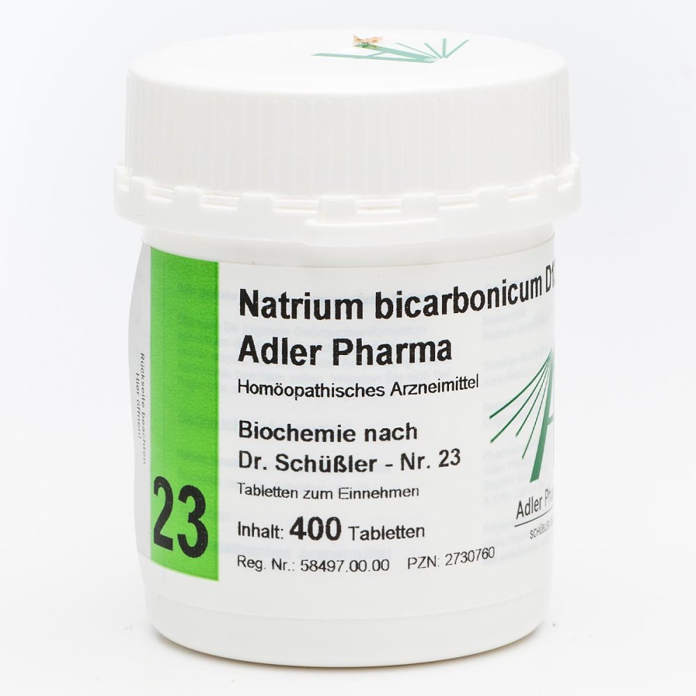 Adler Pharma Produktion und Vertrieb GmbH Biochemie Adler 23 Natrium bicarb.D12 Ad. Tabletten 02730760