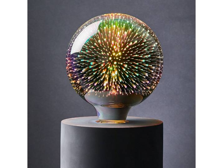 LED-Glühlampe Fireworks 13 x 17 x 13cm Multicolor/Multicolor
