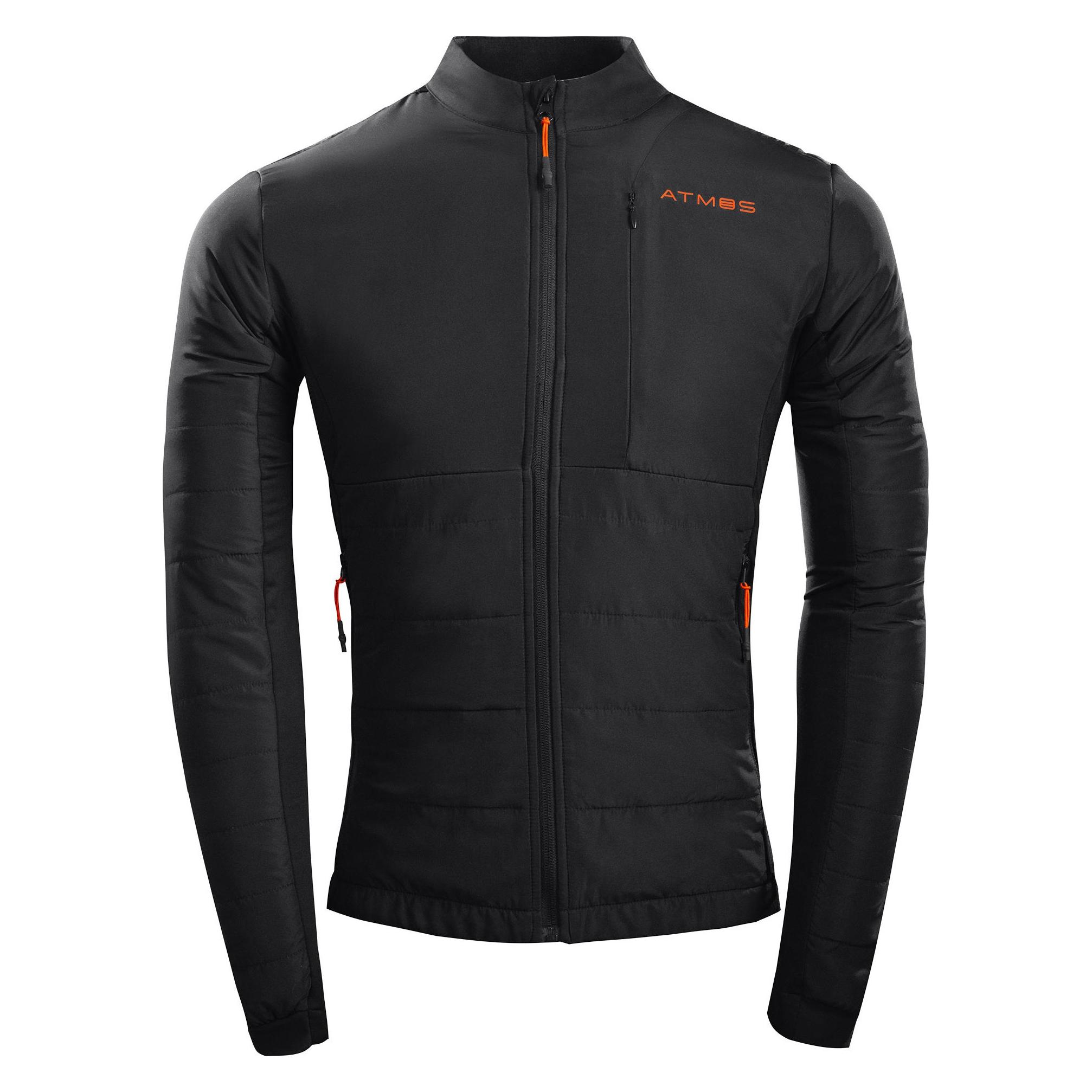Oxford Atmos Thermo Fleece Fleece-gefütterte Thermo-Mittelschicht unter Motorradjacke, Schwarz, XXL (Herren, XXL) (LA2523012XL)