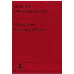Volksbildung als Teilhabe, Fachbücher von Wolfgang Seitter